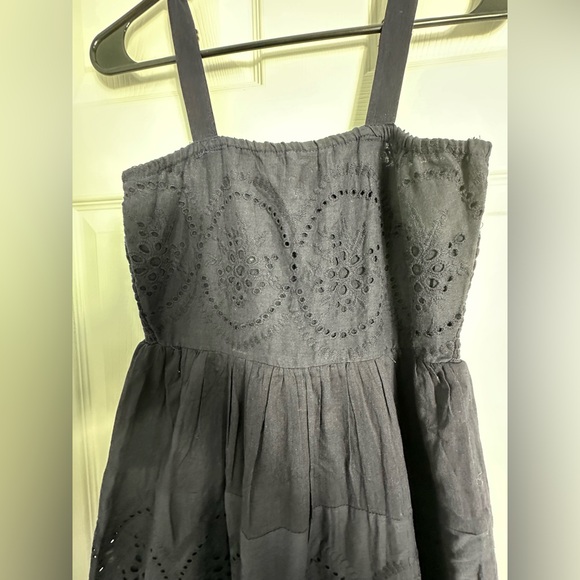 Nation Ak Outfits  Navy Eyelet Dress. - Picture 6 of 7